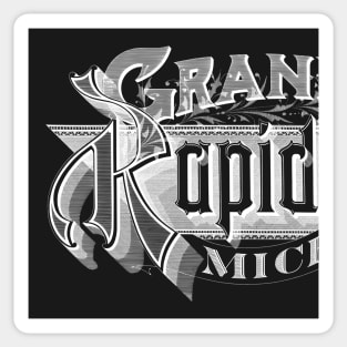 Vintage Grand Rapids, MI Sticker